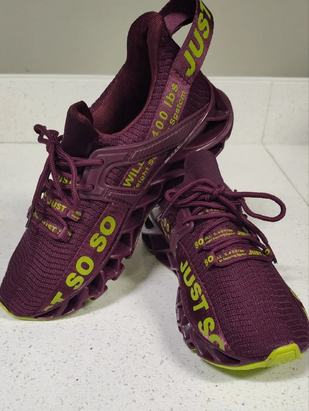 Just So So Sneekers Burgundy Size 39 (8)